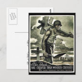 Carte Postale Obligations de guerre (Devant / Derrière)