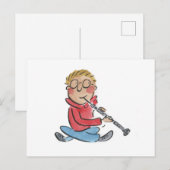 Carte Postale Oboe (Devant / Derrière)