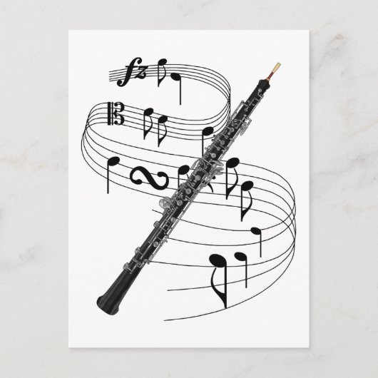 Carte Postale Oboe (Devant)