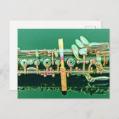 Carte postale Oboe (Devant / Derrière)