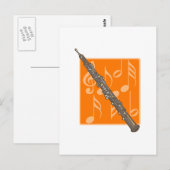 Carte Postale Oboe (Devant / Derrière)