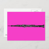 Carte Postale Oboe (Devant / Derrière)