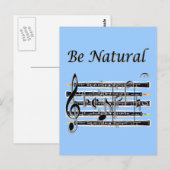 Carte Postale Oboistes savent comment B naturel (Devant / Derrière)