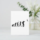 Carte Postale Observateur d'oiseaux (Debout devant)