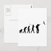 Carte Postale Observateur d'oiseaux (Devant / Derrière)