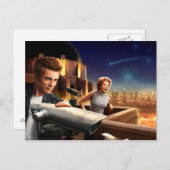 Carte Postale Observateurs d'étoiles (Devant / Derrière)