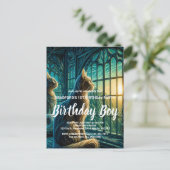 Carte Postale Observateurs Moustachus par la Fenêtre (Debout devant)