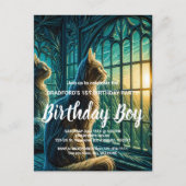 Carte Postale Observateurs Moustachus par la Fenêtre (Devant)