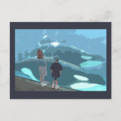 Carte Postale Observation des baleines (Devant)