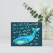 Carte Postale Observation des baleines Vacances en famille Crois (Debout devant)