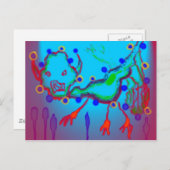 Carte Postale Observation d'esprit de Tengu (Devant / Derrière)