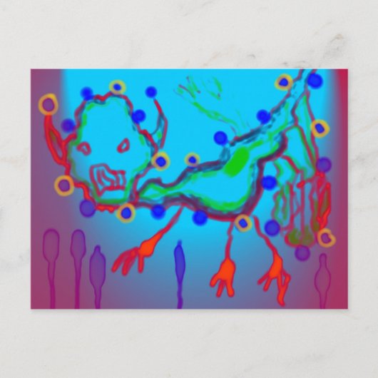 Carte Postale Observation d'esprit de Tengu (Devant)