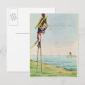 Carte Postale Observations Sur Les Stiltes (Devant / Derrière)