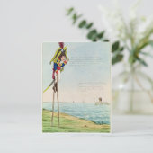 Carte Postale Observations Sur Les Stiltes (Debout devant)