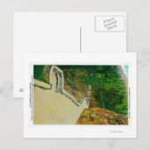 Carte Postale Observatoire de nid d'aigle sur le fleuve Columbia (Devant / Derrière)