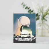 Carte Postale Observatoire de Yerkes Williams Bay, Wisconsin, Ét (Debout devant)