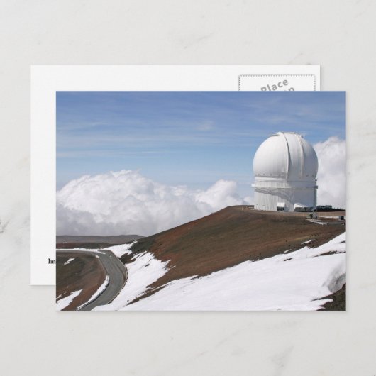 Carte Postale Observatoire Mauna Kea (Devant / Derrière)