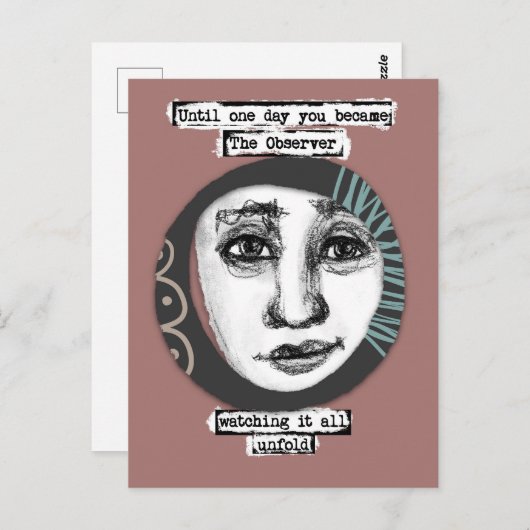 Carte postale Observer (Devant / Derrière)