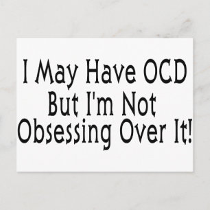 Carte Postale Obsession OCD