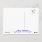 CARTE POSTALE OBSTACLES (Dos)