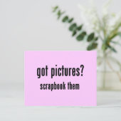 Carte Postale Obtenez des images Scrapbook Them T-shirts et cade (Debout devant)