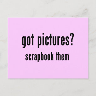 Carte Postale Obtenez des images Scrapbook Them T-shirts et cade