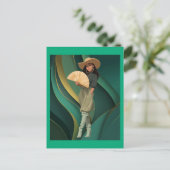 CARTE POSTALE OBTENEZ-LE FILLE #2 (Debout devant)