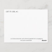 CARTE POSTALE OBTENEZ-LE FILLE #2 (Dos)