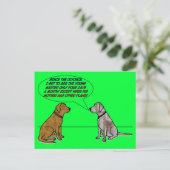 Carte Postale Obtenez seulement de voir le jeune maître, à moins (Debout devant)