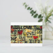 Carte Postale Obtenez Un Petit Graffiti D'Amour (Debout devant)