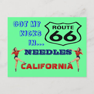 Carte Postale Obtenez Vos Kicks Sur La Route 66 -
