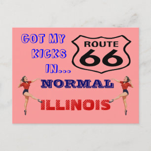 Carte Postale Obtenez Vos Kicks Sur La Route 66 - 
