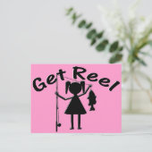 Carte Postale Obtenir Reel - Petites filles pêche (Debout devant)