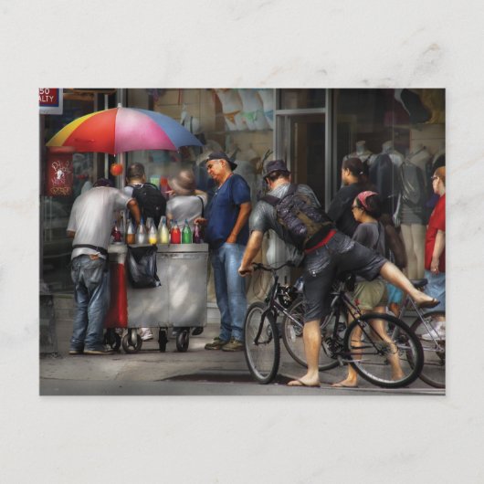 Carte Postale Obtenir un Snowcone (Devant)