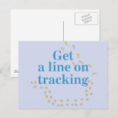 Carte Postale Obtenir une ligne sur le suivi v2 (Devant / Derrière)