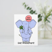 Carte Postale Obtenir Wellephant (Debout devant)