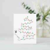 Carte Postale Obtenons une faible citation Noël (Debout devant)
