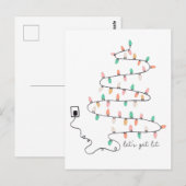 Carte Postale Obtenons une faible citation Noël (Devant / Derrière)