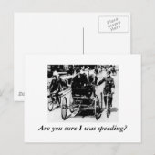 Carte Postale Obtention d'un ticket (Devant / Derrière)