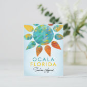 Carte Postale Ocala Floride Sunshine Travel (Debout devant)
