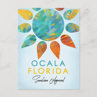 Carte Postale Ocala Floride Sunshine Travel