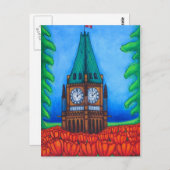 Carte postale O'Canada (Devant / Derrière)