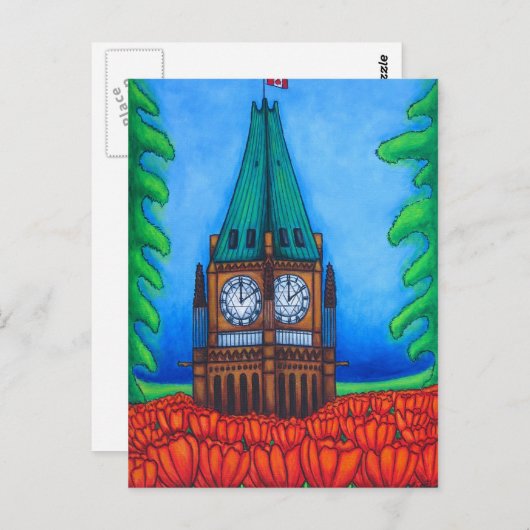 Carte postale O'Canada (Devant / Derrière)