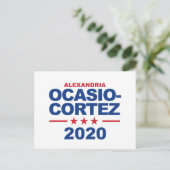 Carte Postale Ocasio-Cortez 2020 (Debout devant)