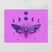 Carte Postale Occulte de la tête de mort (Devant)