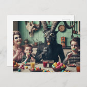 Carte Postale Occulte vintage Candy Supper (Devant / Derrière)