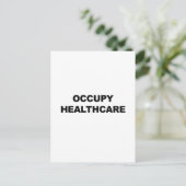 CARTE POSTALE OCCUPER LES SOINS DE SANTÉ (Debout devant)