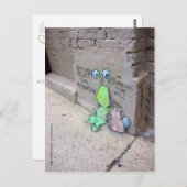 Carte Postale occuper votre imagination (Devant / Derrière)