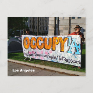 Carte Postale Occupy LA Postcard !