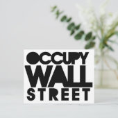 Carte Postale Occupy Wall Street (Debout devant)